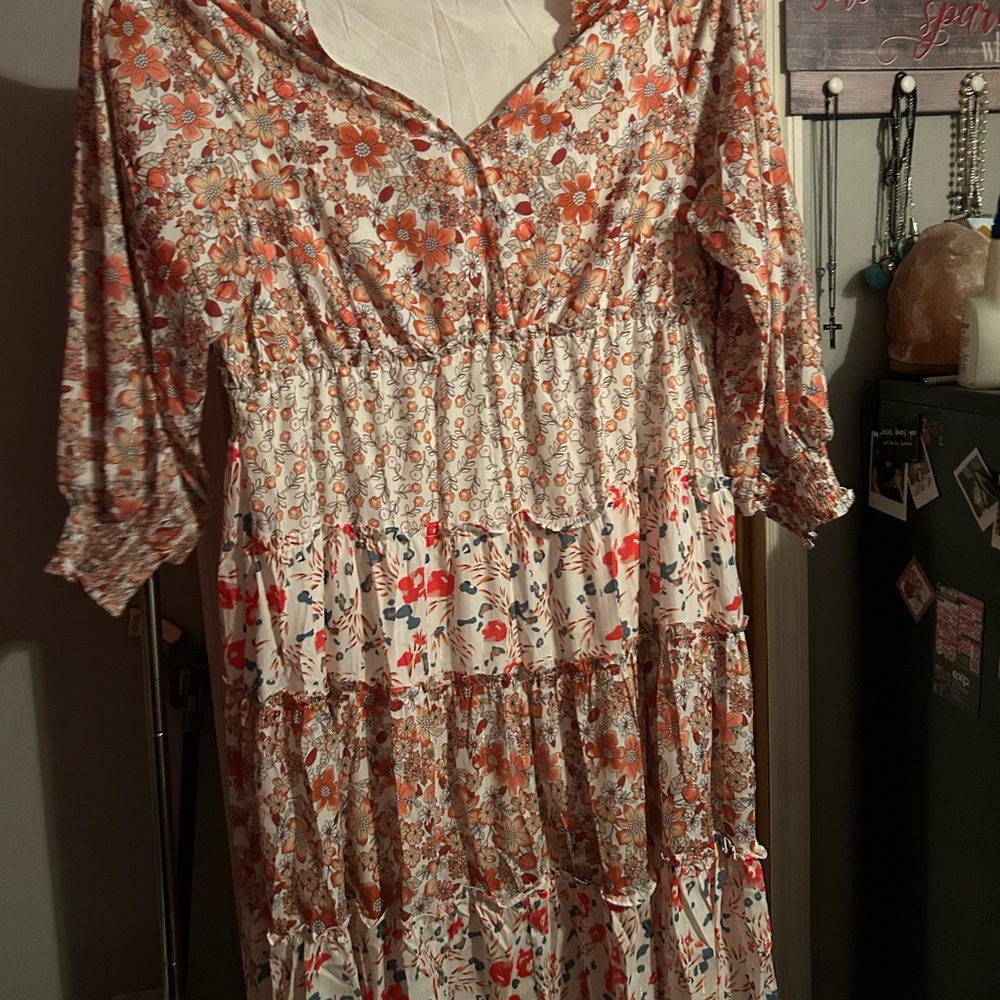 Floral Print Women's Dress